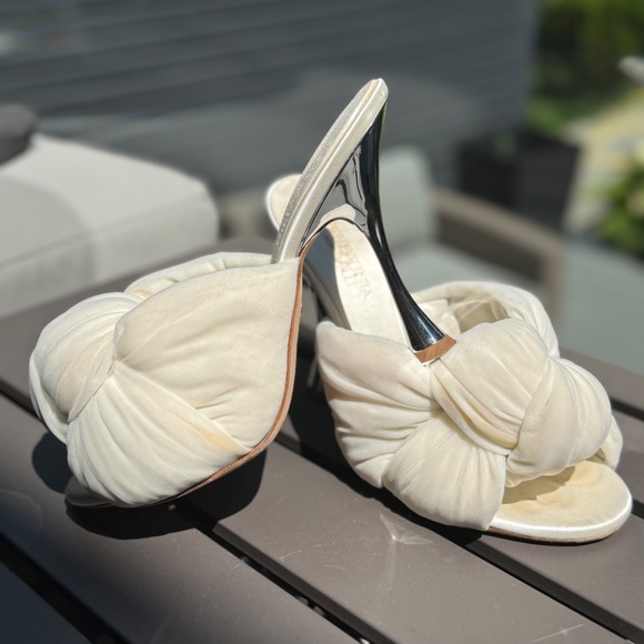 Goambattista Valli Paris - Bow Tulle Sandal - Size 40 - Picture 2 of 5